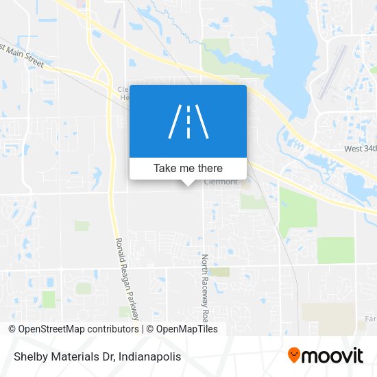 Mapa de Shelby Materials Dr