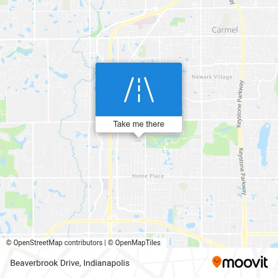 Beaverbrook Drive map