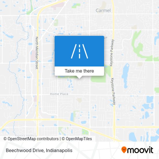 Beechwood Drive map