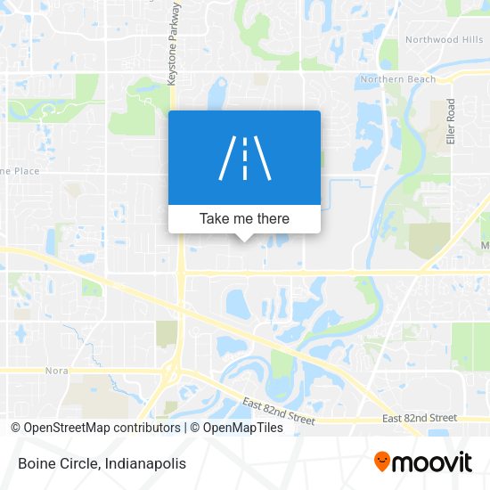 Mapa de Boine Circle