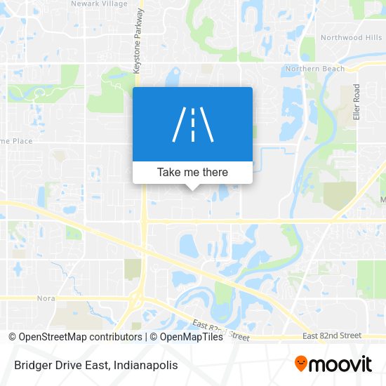 Bridger Drive East map