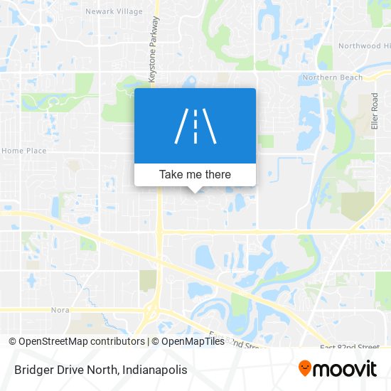 Bridger Drive North map