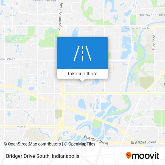 Bridger Drive South map