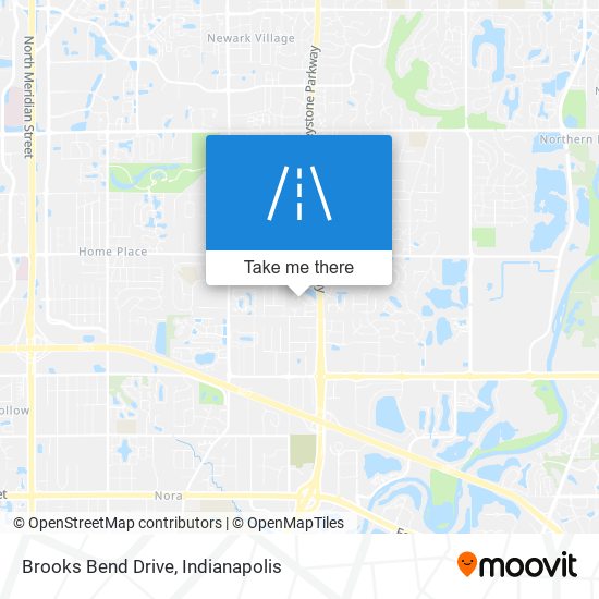 Brooks Bend Drive map