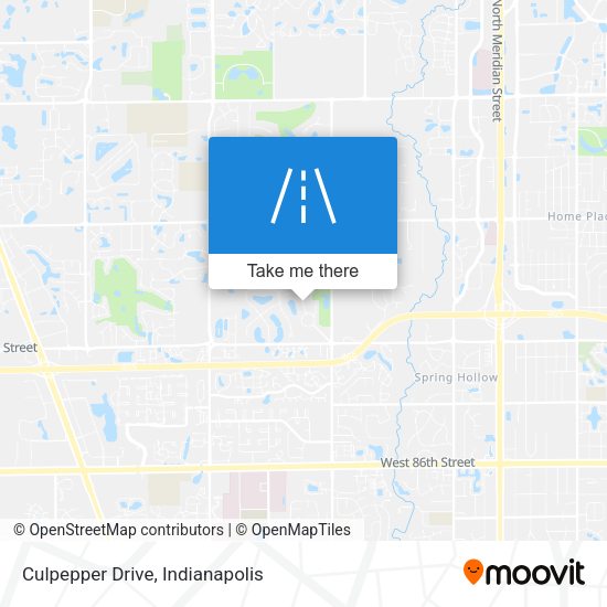 Culpepper Drive map