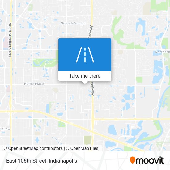 Mapa de East 106th Street