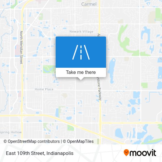 Mapa de East 109th Street