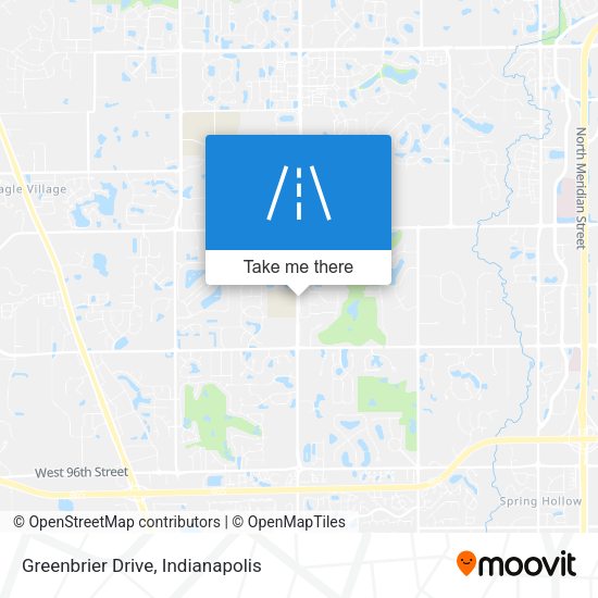 Mapa de Greenbrier Drive