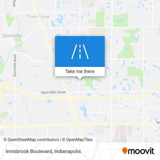Innisbrook Boulevard map