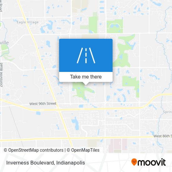 Inverness Boulevard map