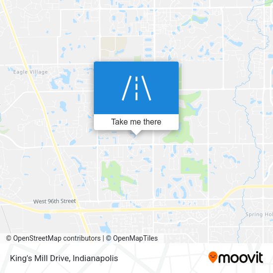 King's Mill Drive map