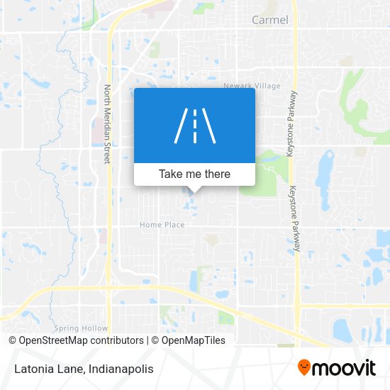 Mapa de Latonia Lane