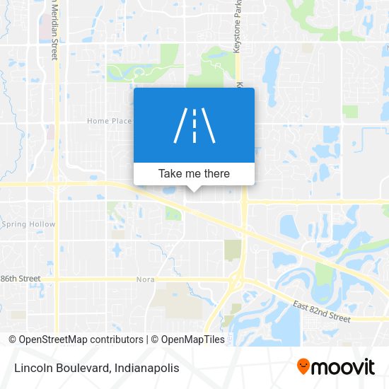 Lincoln Boulevard map