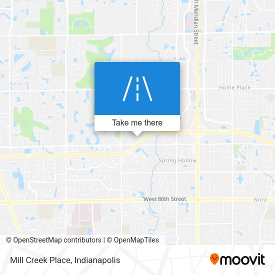 Mill Creek Place map