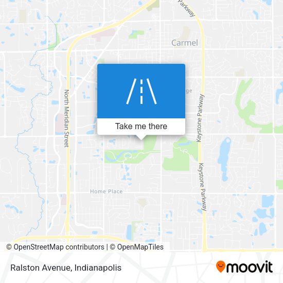 Mapa de Ralston Avenue
