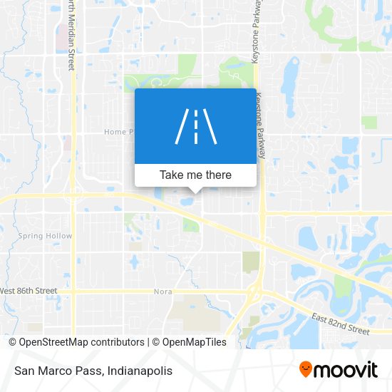 San Marco Pass map
