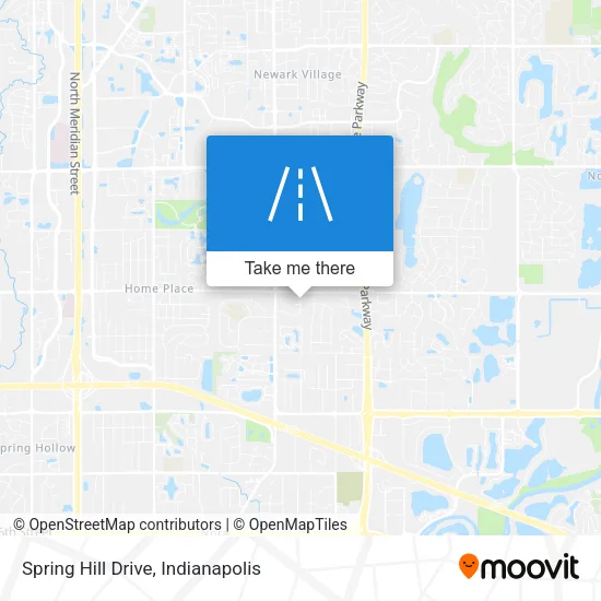 Spring Hill Drive map