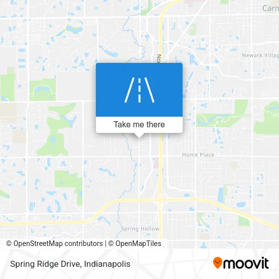 Spring Ridge Drive map
