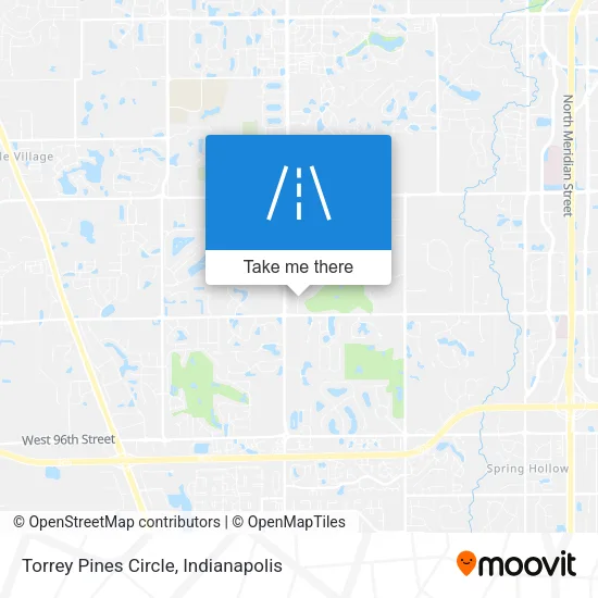 Torrey Pines Circle map