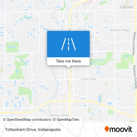 Tottenham Drive map
