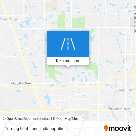 Turning Leaf Lane map