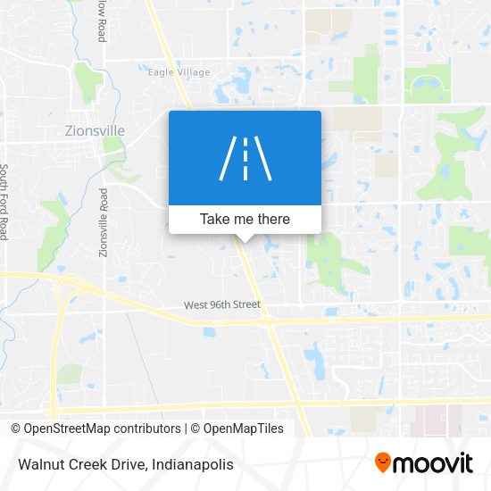 Mapa de Walnut Creek Drive