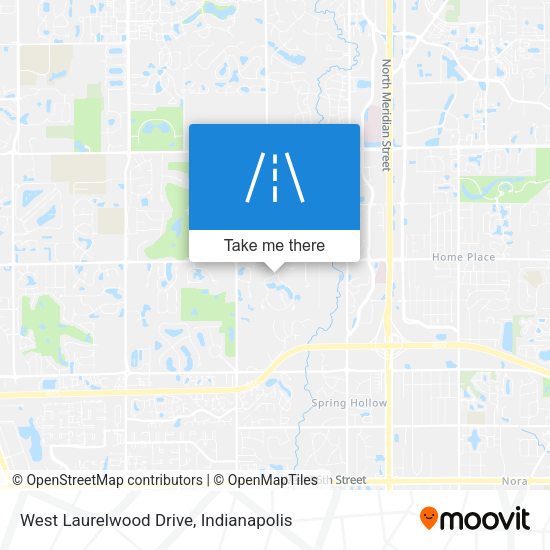 Mapa de West Laurelwood Drive