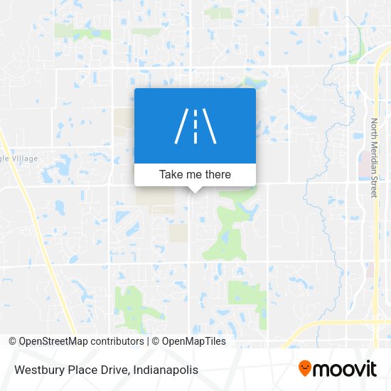 Mapa de Westbury Place Drive