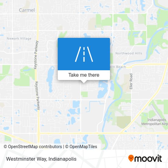 Westminster Way map