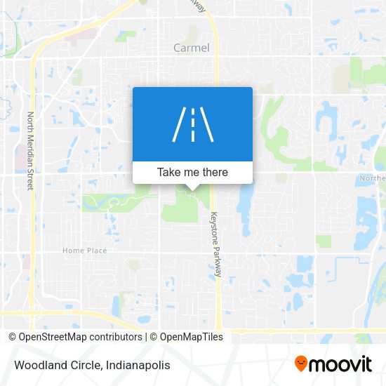 Mapa de Woodland Circle