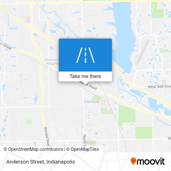 Mapa de Anderson Street