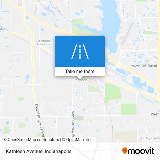 Kathleen Avenue map