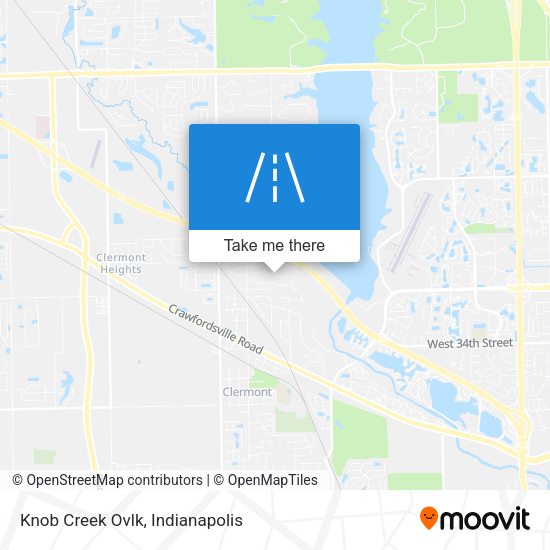 Knob Creek Ovlk map
