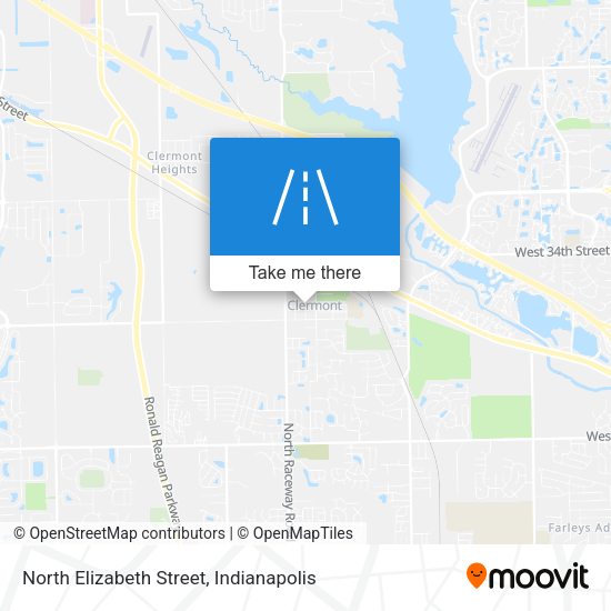 North Elizabeth Street map