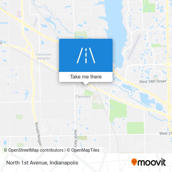 Mapa de North 1st Avenue