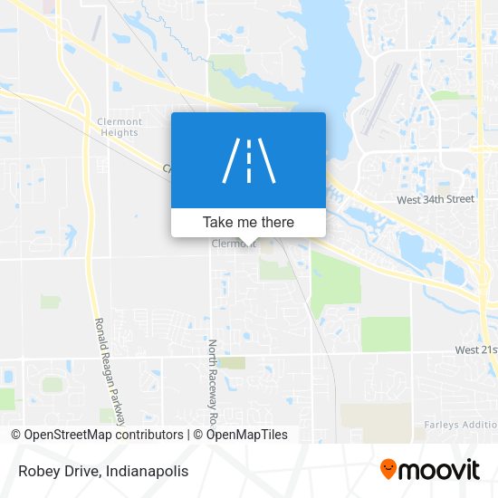 Mapa de Robey Drive