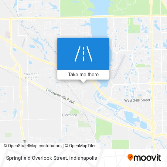 Springfield Overlook Street map