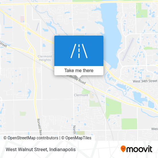 Mapa de West Walnut Street