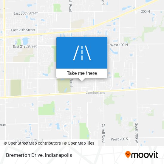 Bremerton Drive map
