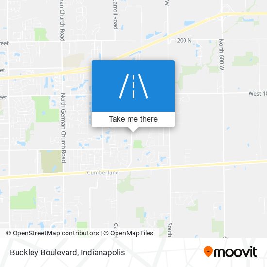 Buckley Boulevard map