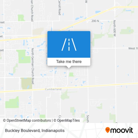 Mapa de Buckley Boulevard