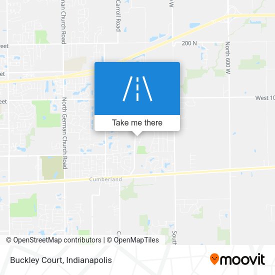 Mapa de Buckley Court