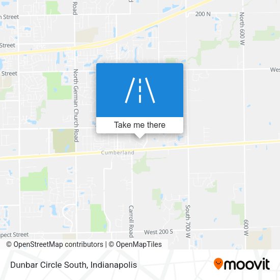 Dunbar Circle South map
