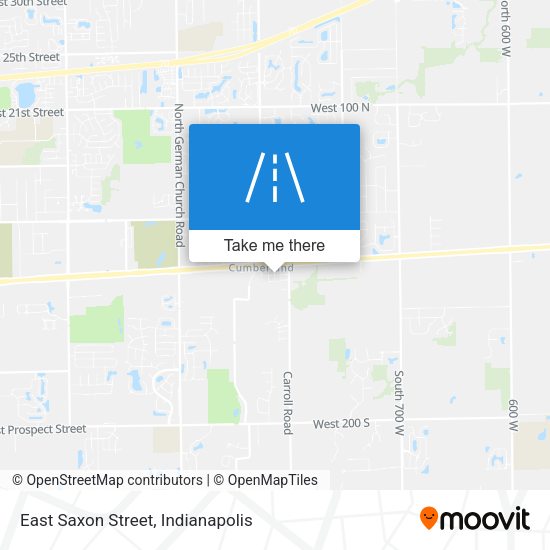 East Saxon Street map