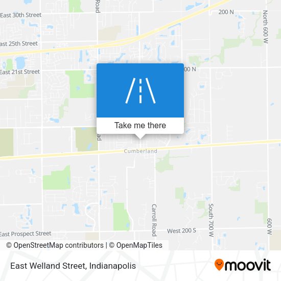 East Welland Street map