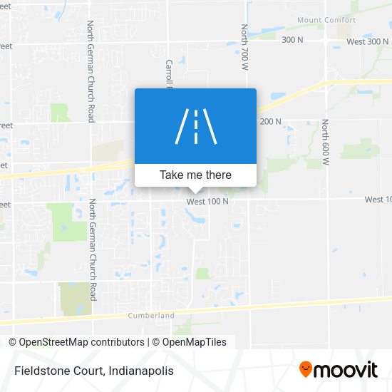 Mapa de Fieldstone Court