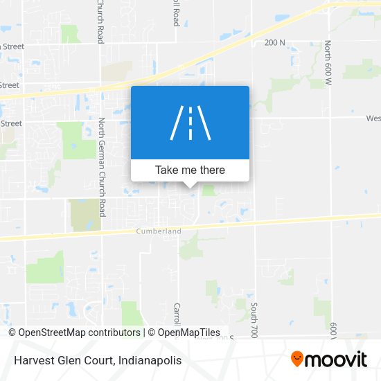 Harvest Glen Court map