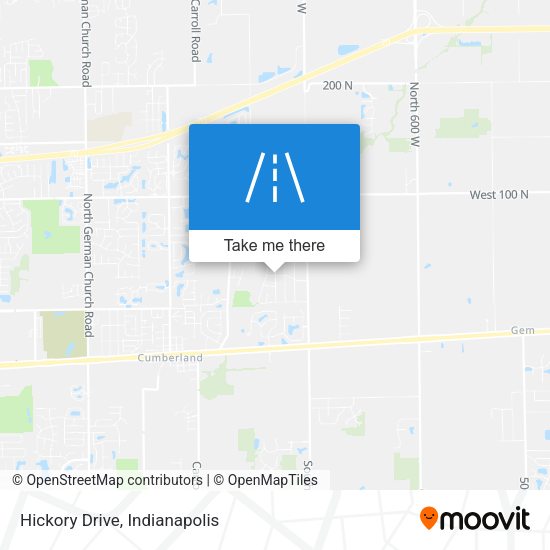 Hickory Drive map