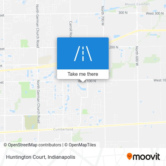 Huntington Court map