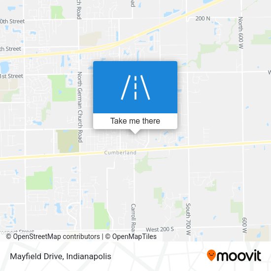 Mapa de Mayfield Drive